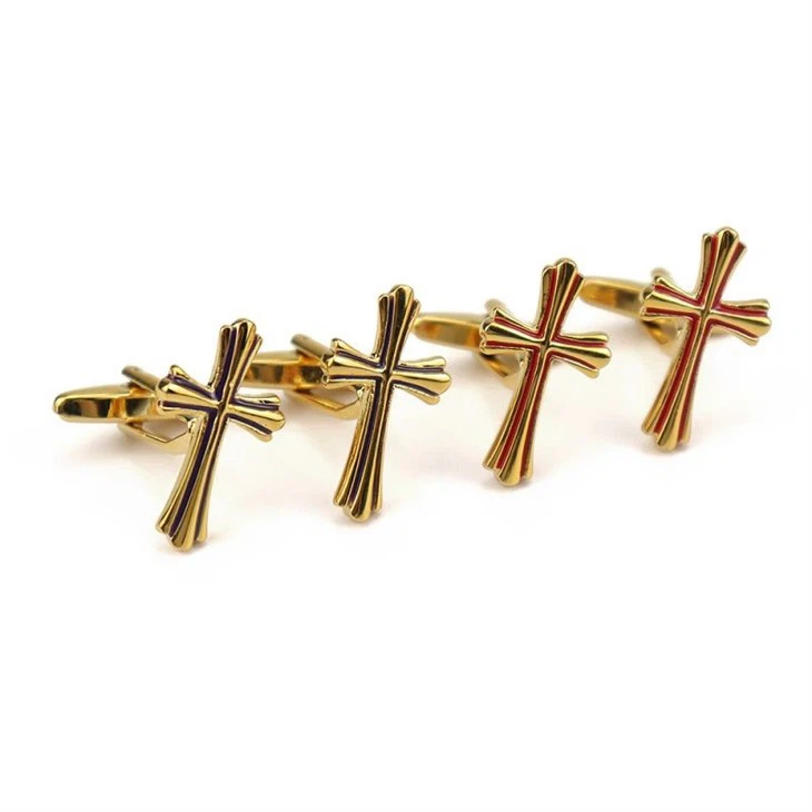 4 Gold Plated Cufflinks(001)