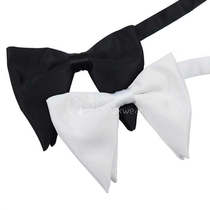 Large Satin Bow Tie